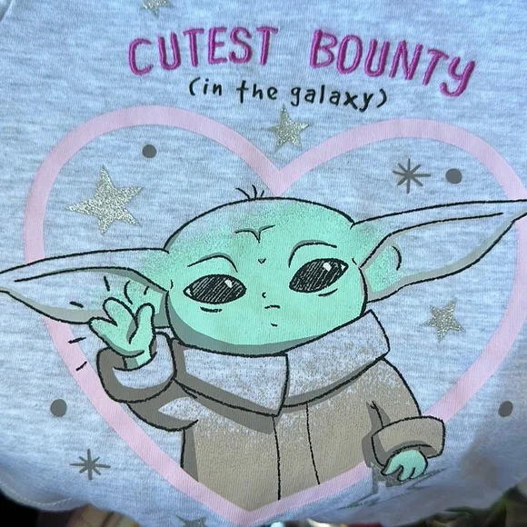 STAR WARS AND LUCASFILMS LTD 3T/NP3 Cutest Bounty in the Galaxy T3 T-shirt - Picture 3 of 5